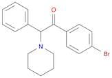 Ethanone, 1-(4-bromophenyl)-2-phenyl-2-(1-piperidinyl)-