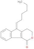 Indeno[1,2-c]pyran-1(3H)-one, 5-hexylidene-4,5-dihydro-, (5Z)-