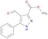 1H-Pyrazole-3-carboxylic acid, 4-formyl-5-phenyl-, methyl ester