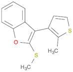 Benzofuran, 3-(2-methyl-3-thienyl)-2-(methylthio)-