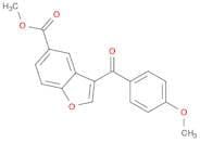 5-Benzofurancarboxylic acid, 3-(4-methoxybenzoyl)-, methyl ester