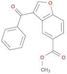 5-Benzofurancarboxylic acid, 3-benzoyl-, methyl ester