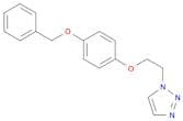 1H-1,2,3-Triazole, 1-[2-[4-(phenylmethoxy)phenoxy]ethyl]-