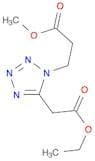 1H-Tetrazole-1-propanoic acid, 5-(2-ethoxy-2-oxoethyl)-, methyl ester