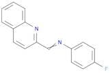 Benzenamine, 4-fluoro-N-(2-quinolinylmethylene)-
