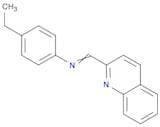 Benzenamine, 4-ethyl-N-(2-quinolinylmethylene)-