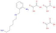 1,6-Hexanediamine, N-[(2-aminophenyl)methyl]-, ethanedioate (1:3)