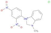 1H-Benzimidazolium, 1-(2,4-dinitrophenyl)-3-methyl-, chloride