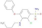 Benzenesulfonamide, 3-(butylamino)-2-chloro-4-phenoxy-