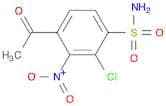 Benzenesulfonamide, 4-acetyl-2-chloro-3-nitro-