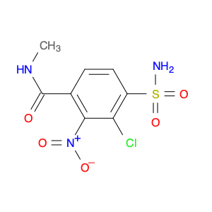Benzamide, 4-(aminosulfonyl)-3-chloro-N-methyl-2-nitro-