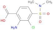 Benzoic acid, 2-amino-3-chloro-4-[(dimethylamino)sulfonyl]-