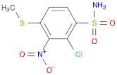 Benzenesulfonamide, 2-chloro-4-(methylthio)-3-nitro-