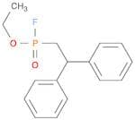 Phosphonofluoridic acid, (2,2-diphenylethyl)-, ethyl ester