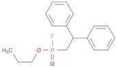 Phosphonofluoridic acid, (2,2-diphenylethyl)-, propyl ester
