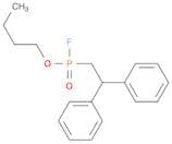 Phosphonofluoridic acid, (2,2-diphenylethyl)-, butyl ester
