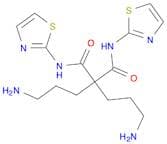 Propanediamide, 2,2-bis(3-aminopropyl)-N,N'-bis(2-thiazolyl)-