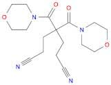 Morpholine, 4,4'-[2,2-bis(2-cyanoethyl)-1,3-dioxo-1,3-propanediyl]bis-