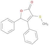 2(5H)-Furanone, 3-(methylthio)-4,5-diphenyl-