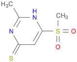 4(1H)-Pyrimidinethione, 2-methyl-6-(methylsulfonyl)-