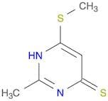 4(1H)-Pyrimidinethione, 2-methyl-6-(methylthio)-