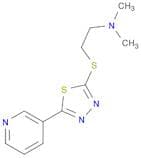 N,N-Dimethyl-2-((5-(pyridin-3-yl)-1,3,4-thiadiazol-2-yl)thio)ethanamine