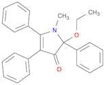 3H-Pyrrol-3-one, 2-ethoxy-1,2-dihydro-1-methyl-2,4,5-triphenyl-