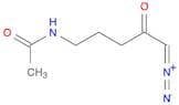 Acetamide, N-(5-diazo-4-oxopentyl)-
