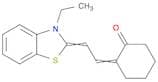 Cyclohexanone, 2-[(3-ethyl-2(3H)-benzothiazolylidene)ethylidene]-