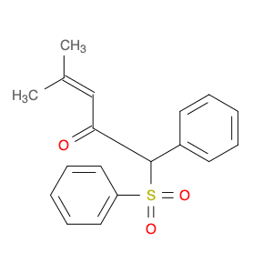 3-Penten-2-one, 4-methyl-1-phenyl-1-(phenylsulfonyl)-