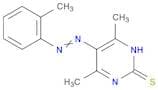 2(1H)-Pyrimidinethione, 4,6-dimethyl-5-[(2-methylphenyl)azo]-