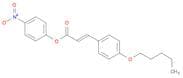 2-Propenoic acid, 3-[4-(pentyloxy)phenyl]-, 4-nitrophenyl ester, (E)-