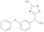 1,2,4-Oxadiazole, 3-methyl-5-[1-(3-phenoxyphenyl)ethyl]-