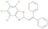 1,3-Benzodioxole, 4,5,6,7-tetrachloro-2-(2,2-diphenylethenyl)-