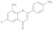 4H-1-Benzopyran-4-one, 6-chloro-8-methyl-2-(4-methylphenyl)-