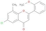 4H-1-Benzopyran-4-one, 6-chloro-2-(2-methoxyphenyl)-8-methyl-