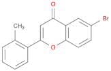 4H-1-Benzopyran-4-one, 6-bromo-2-(2-methylphenyl)-