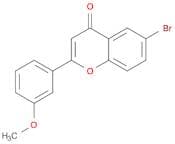 4H-1-Benzopyran-4-one, 6-bromo-2-(3-methoxyphenyl)-