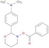 2H-1,3-Oxazine, 3-(benzoyloxy)-2-[4-(dimethylamino)phenyl]tetrahydro-