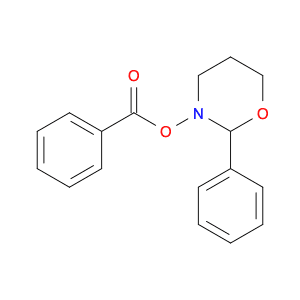 2H-1,3-Oxazine, 3-(benzoyloxy)tetrahydro-2-phenyl-