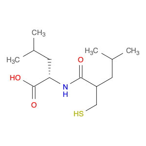 L-Leucine, N-[2-(mercaptomethyl)-4-methyl-1-oxopentyl]-