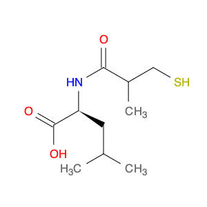 L-Leucine, N-(3-mercapto-2-methyl-1-oxopropyl)-