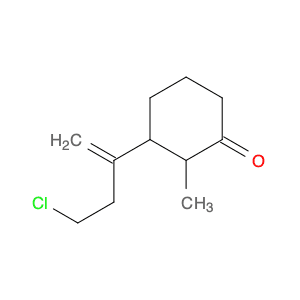 Cyclohexanone, 3-(3-chloro-1-methylenepropyl)-2-methyl-