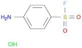 Benzenesulfonyl fluoride, 4-amino-, hydrochloride