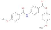 Benzoic acid, 4-[(4-methoxybenzoyl)amino]-, 4-methoxyphenyl ester