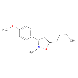 Isoxazolidine, 5-butyl-3-(4-methoxyphenyl)-2-methyl-