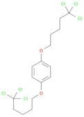 Benzene, 1,4-bis[(5,5,5-trichloropentyl)oxy]-