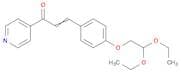 2-Propen-1-one, 3-[4-(2,2-diethoxyethoxy)phenyl]-1-(4-pyridinyl)-