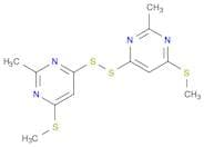 Pyrimidine, 4,4'-dithiobis[2-methyl-6-(methylthio)-