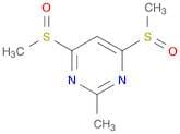 Pyrimidine, 2-methyl-4,6-bis(methylsulfinyl)-